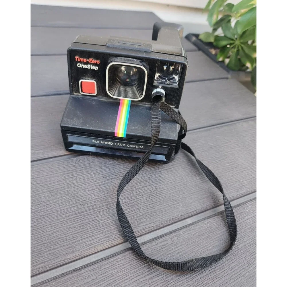 Vintage Polaroid Time-Zero OneStep Land Camera USA Made Film Untested